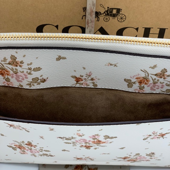 COACH Laptop Sleeve With Rose Bouquet Print - Picture 12 of 12